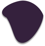 purple paint blob