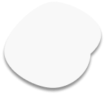 white paint blob